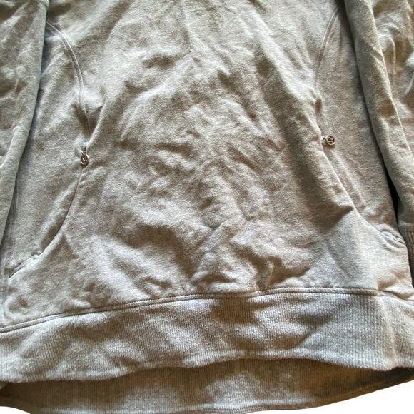 Lululemon Run: Rest  Day Pullover *Heathered Fossil* Size 6 - Picture 9 of 14